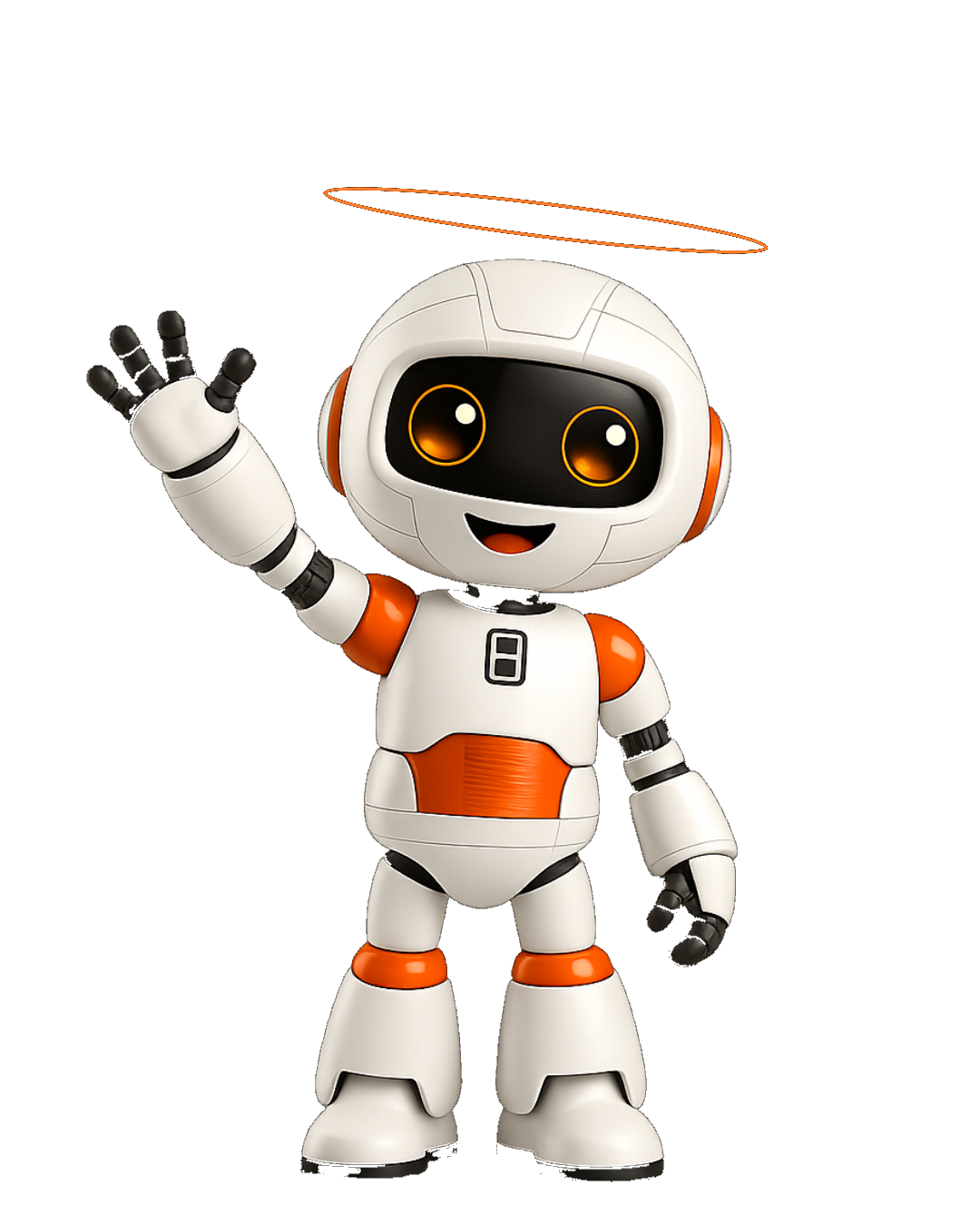 Halito, la mascota de Halo, saludando